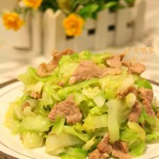 卷心菜炒肉片的做法 卷心菜炒肉片的做法