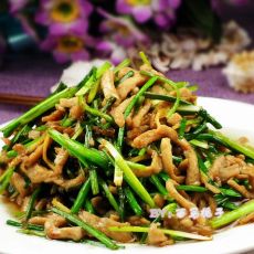 韭苔炒肉丝的做法 韭苔炒肉丝的做法