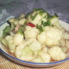 家常菜--肉丝花菜的做法 家常菜--肉丝花菜的做法