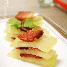 腊肉冬瓜夹的做法 腊肉冬瓜夹的做法