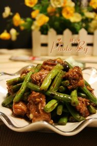 豉汁排骨长豆角的做法