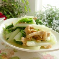 里脊奶白菜的做法 里脊奶白菜的做法