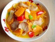 腊肉炖南瓜的做法