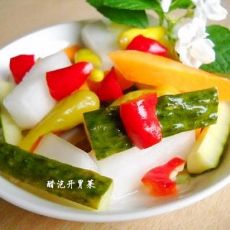 家庭自制开胃解腻醋泡菜的做法 家庭自制开胃解腻醋泡菜的做法