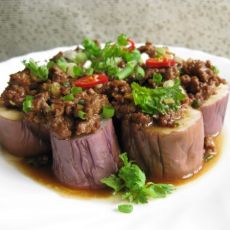 肉末茄子墩的做法 肉末茄子墩的做法