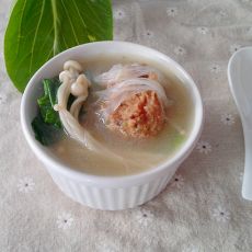 肉圆粉丝汤的做法 肉圆粉丝汤的做法