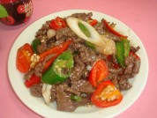 辣椒炒牛肉的做法