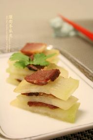 腊肉冬瓜夹的做法