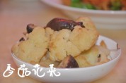 香菇花菜的做法