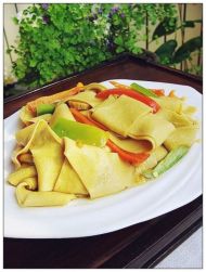 蚝油烧千张结的做法