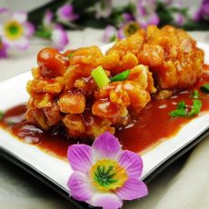 浇汁菊花鱼的做法