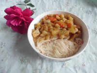 番茄茄子挂面的做法