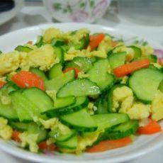10分钟家常菜——胡萝卜黄瓜炒鸡蛋的做法 10分钟家常菜——胡萝卜黄瓜炒鸡蛋的做法