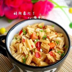 酸辣腐竹丁的做法 酸辣腐竹丁的做法