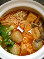 砂锅金针冻豆腐的做法
