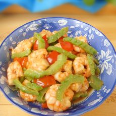 苦瓜炒虾仁的做法 苦瓜炒虾仁的做法