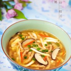 素肉丝三鲜汤的做法 素肉丝三鲜汤的做法