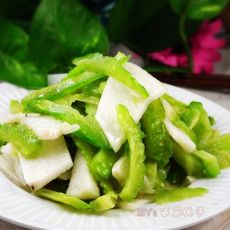 清炒苦瓜山药片的做法