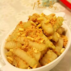 肉松炒冬瓜的做法 肉松炒冬瓜的做法