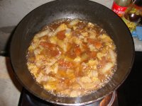 白菜猪肉炖粉皮的做法