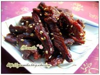 蜜汁干煸牛肉的做法