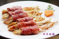 金针菇培根卷的做法