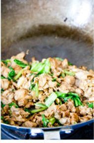白菜鲜菇肉片的做法