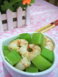莴笋丁炒虾仁的做法