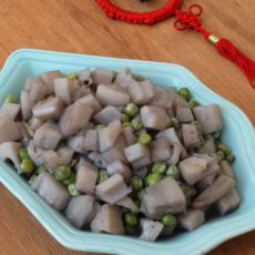 清炒豌豆藕丁的做法 清炒豌豆藕丁的做法