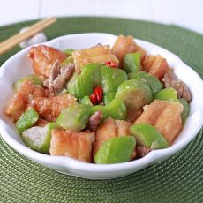 老油条炒丝瓜的做法 老油条炒丝瓜的做法