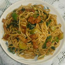 青菜炒面的做法 青菜炒面的做法