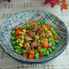 鸡肉炒三丁的做法 鸡肉炒三丁的做法