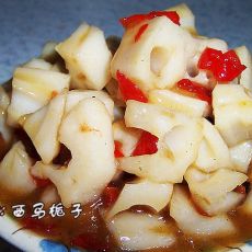 清脆五味藕丁的做法 清脆五味藕丁的做法