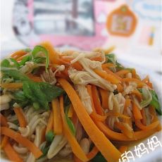 素炒金针菇的做法 素炒金针菇的做法