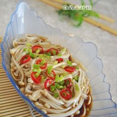 事事如意之白灼金针菇的做法 事事如意之白灼金针菇的做法