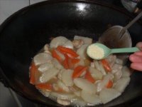 山药炒肉片的做法