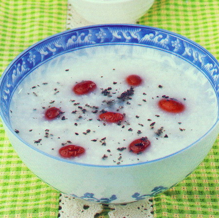 黑芝麻大枣粥