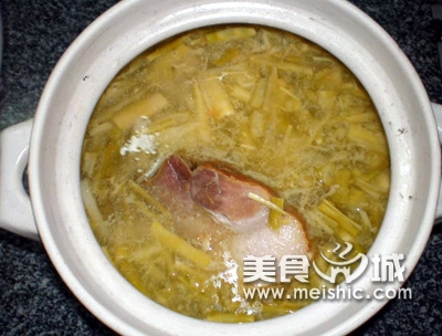 春笋鲜肉粥的做法