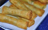 豆沙蜜豆春卷的制作方法