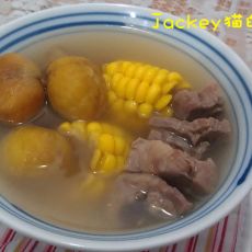 玉米板栗排骨汤的做法 玉米板栗排骨汤的做法