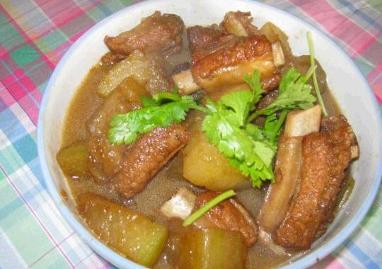 排骨炖冬瓜