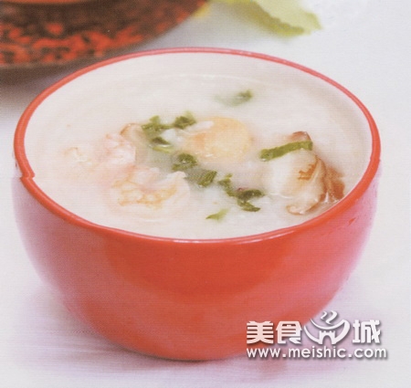 鸡翅大虾香菇粥