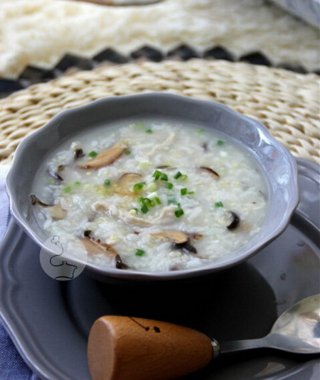 冬菇瘦肉粥