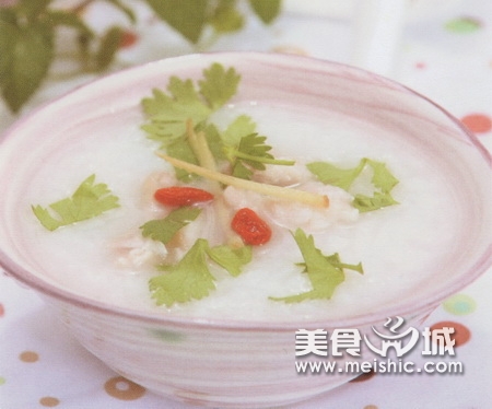 香菜鲇鱼粥