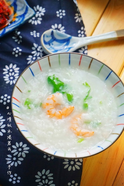 虾仁肉泥粥