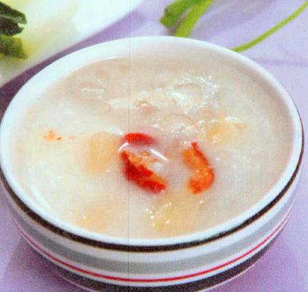鲜藕枣梨粥