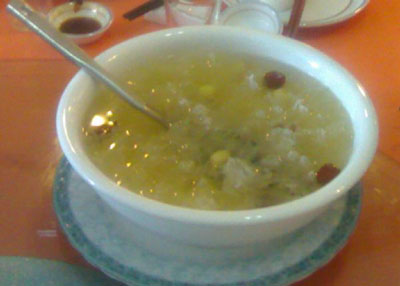 莲子生姜粥