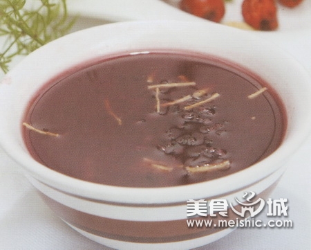 黑米党参稠粥
