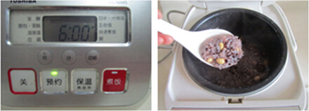 紫米葡萄粥做法步骤5-6