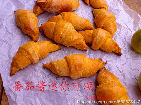番茄酱迷你可颂怎么做好吃